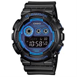 Image of Casio G-Shock GD-120N-1B2ER Sort/blåt digital ur